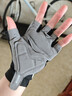 四万公里自行车手套半指骑行手套透气减震耐磨春夏男女户外运动装备黑色M 实拍图