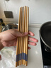 唐宗筷 锦鲤印花筷竹筷子10双装 家用酒店用 天然竹 碳化不易发霉餐具 实拍图
