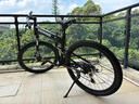 EROADE德国折叠山地自行车男成人青少年学生超轻便携铝合金越野变速赛车 黑色【宙马X1】全铝合金-碟刹 26寸-适合身高165-180cm 24速 实拍图