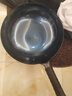 阎铁匠章丘炒锅铁锅轻便锻打炒菜锅无涂层老式物理不粘锅家用炒勺已开锅  轻便镜面款锅把一体34厘米 34cm 实拍图