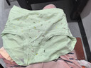 恒源祥妈妈内裤女纯棉抗菌中老年人高腰大码200斤胖mm短裤头全棉 【4条装】碎花款(肤色+绣红+银灰+木绿） XL/175 实拍图