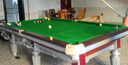 都格台球桌标准型钢库家用斯诺克商用成人球桌子中式黑八室内 9尺 银腿-【高配】-木库-大理石 实拍图