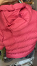 保姆鹅  【风墙】儿童羽绒服宝宝中长款护脸加厚外套保暖童装[NG2664] 石榴粉 140 实拍图