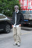 gxgjeans男装 PU皮时尚休闲宽松棒球领飞行员夹克外套25秋新品 黑灰 L (175) 实拍图