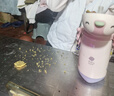 babycare儿童保温杯婴幼儿学饮宝宝吸管杯316L不锈钢保温杯幼儿园保温水壶 赠直通吸嘴- 背带款莱莎粉-450ml 实拍图