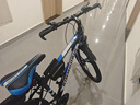 金武端自行车成人山地车公路赛车单车骑行变速超轻越野中学生初中青少年 旗舰版-三刀轮-黑蓝色 26寸21速 实拍图