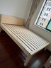 木和工 床实木床双人北欧单人可定制主卧加高加厚美式原木出租屋简易床 实拍图