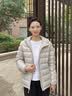 雅鹿【高充绒】2026年秋冬季最新款男士轻薄羽绒服男女情侣装排骨外套 米灰色-8816 男女同款 S 推荐105斤以内 实拍图
