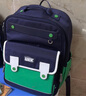 UEK小学生书包减负护脊男生儿童1-3年级背包抗菌透气双肩包宝蓝色 实拍图