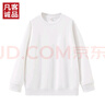 凡客诚品（VANCL）官方店秋季上新休闲舒适长袖百搭打底圆领卫衣 白色 5XL 实拍图