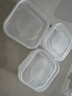 【10只装】冰箱保鲜盒食品级冷冻收纳盒微波炉饭盒便当盒学生 可冷冻收纳盒 3个装 350ml 实拍图