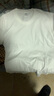 战浩【2件】纯棉长袖T恤男春秋圆领纯色中青年宽松大码打底衫重磅秋衣 白色+白色 L 建议【120-135斤】 实拍图