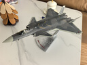 terebo特尔博1:48歼20战斗机模型中航工业仿真合金飞机模型航展纪念品 检阅版新涂装（赠冰箱贴） 实拍图