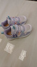 乔丹女婴童运动鞋儿童春秋季密网跑步鞋幼童鞋子 蒸汽紫/轻透紫27 实拍图