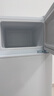 HYUNDAI（韩国现代） 小冰箱 冰箱小型双开门 迷你双门家用宿舍租房冷藏冷冻电冰箱节能省电 100L白【一级能效+租房必备】 实拍图