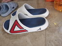 匹克态极拖鞋男鞋夏季外穿运动拖鞋篮球防滑凉拖女款户外沙滩鞋涉水鞋 【男款】撞色-米白/藏青 45 实拍图