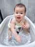 葆氏婴幼儿洗澡架浴盆可坐全包围防滑玩具沐浴宝宝感温浴架学座椅 实拍图