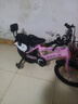 【京东物流】儿童自行车12-14-18寸童车3-5-8岁男女孩脚踏单车 16寸 豪华樱花粉 实拍图