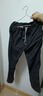 【纯棉耐磨】春秋季纯色休闲裤男士宽松大码直筒裤工装加绒工作裤 黑色 【夏薄款】 L 【适合120-140斤体重】 实拍图