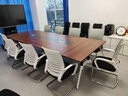 科硕 上海办公家具简约 6人8人办公会议桌长桌多人新款会议桌椅组合 定做尺寸颜色 实拍图