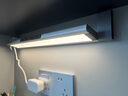 雷士（NVC）全光谱壁挂护眼台灯国AA级无座读写酷毙灯高显式学习书桌学生宿舍 水星银色50cm 180°调节 实拍图