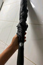 小魔长柄雨伞超大号加固抗风男士高端商务雨伞黑色可定制 实拍图