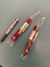 斑马牌（ZEBRA）多功能三色中性笔 黑蓝红0.5mm多色笔 学生商务办公签字笔J3J2 酒红色杆 实拍图