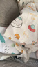 童颜新生婴儿包单产房夹棉襁褓裹布包巾包被宝宝睡袋抱被 2条装 实拍图