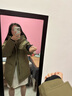 优衣库男装女装高级保暖羽绒茄克冰雪羽绒户外连帽外套477136 56 橄榄色 S /165/84A 实拍图