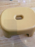 椅子奶油风家用小凳子加厚塑料凳可叠放耐用儿童凳学生寝室矮凳 柠檬黄1个 实拍图