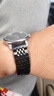 天梭表带1853原装力洛克男女钢带表链库图T41海星俊雅杜鲁尔PR100 黑色 接口宽度19MM 实拍图