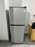 三菱小冰箱迷你小型家用冷藏冷冻宿舍出租房双门办公室电冰箱一级能效 104L银色【三天约一度电】 实拍图
