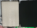 毕亚兹 适用iPad Mini5保护套 迷你4代7.9英寸 苹果平板电脑保护壳 防摔智能休眠支架皮套 PB09-金刚黑 实拍图