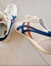 Onitsuka Tiger鬼塚虎男鞋 慢跑鞋透气轻便男女款运动休闲鞋RUNSPARK 白色/藏青色(1183B480-107) 41.5 实拍图