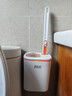 万博（WANBO）日式一次性马桶刷套装可抛式洗厕所刷子刷头长柄清洁死角清洁神器 马桶刷+20枚刷头 实拍图