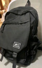 回力书包男初中高中大学生双肩包高颜值大容量电脑背包轻便休闲旅行包 黑色大号【升级拉链+加固肩带】 实拍图