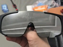 村田稻夫登山墨镜  骑行墨镜套镜 墨镜套近视眼镜 爬山护目镜 黑框水银片 实拍图