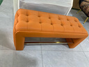 轻奢换鞋凳家用门口进门穿鞋凳北欧入户软包沙发凳可坐式长条凳 其他颜色 90cm*40cm*45cm【全真皮】 实拍图
