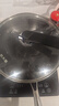 炊大皇炒锅 蜂窝纹304不锈钢平底不粘炒锅双面屏炒锅32CM 实拍图