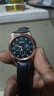 【网红爆款】商务腕表石英运动表休闲皮带男女手表 黑色 实拍图