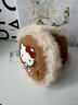 咕咕象（guguxiang）三丽鸥HelloKitty耳罩女防寒耳包护耳罩学生儿童耳帽耳套冬季耳暖 咖色HelloKitty（麂皮绒后戴款） 1个 实拍图