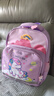 艾欣儿 幼儿园书包女小班中大班时尚卡通动漫三3-6岁儿童小学生男女孩超轻减负护脊小背包 紫色小马图案 实拍图