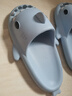chikoku鲨鱼拖鞋男夏居家浴室厚底防滑情侣拖鞋女夏外穿 实拍图
