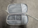 欣沁数码包旅行数据线电子收纳包多功能耳机充电器收纳袋灰色单层 实拍图