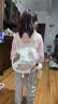 宜品达痛包双肩包女可爱毛绒猫咪背包斜挎包小食量学生玩偶二次元小书包 白色猫咪痛包（送肩带） 实拍图