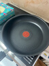 特福不粘煎锅家用牛排平底煎锅少油烟有钛煎饼锅电磁炉燃气灶通用26cm 实拍图