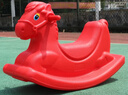 乐林源幼儿园摇摇马儿童摇摇木马周岁礼物骑骑马摇马婴幼儿宝宝户外玩具 红色小马 实拍图