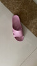 JDOV专利防滑拖鞋老年人孕妇男女防水防滑油夏季浴室内洗澡冲凉居家用 浅粉色（专利防滑拖鞋） 39-40 实拍图