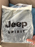 JEEP SPIRIT吉普牛仔裤男宽松秋冬季韩版裤子男士阔腿休闲男裤 青古蓝加绒 33 实拍图