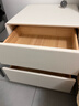 锦汐床头柜实木奶油风收纳柜卧室2025新款床边柜简约轻奢高级感置物柜 【极速达】-45CM-三抽 实拍图